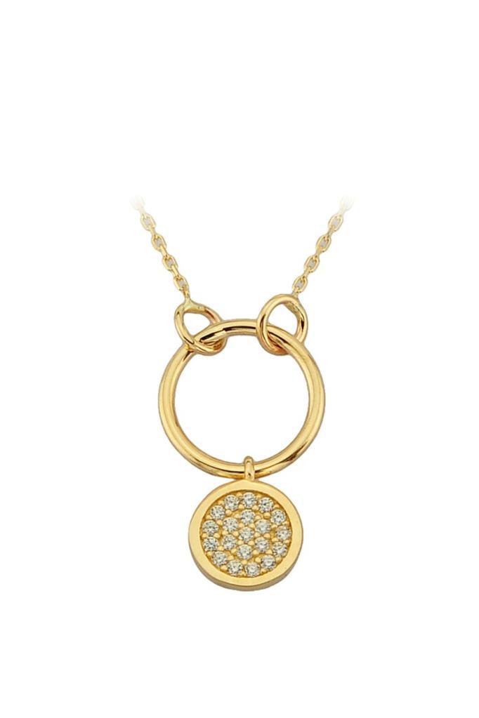 Gold Ring Design Necklace