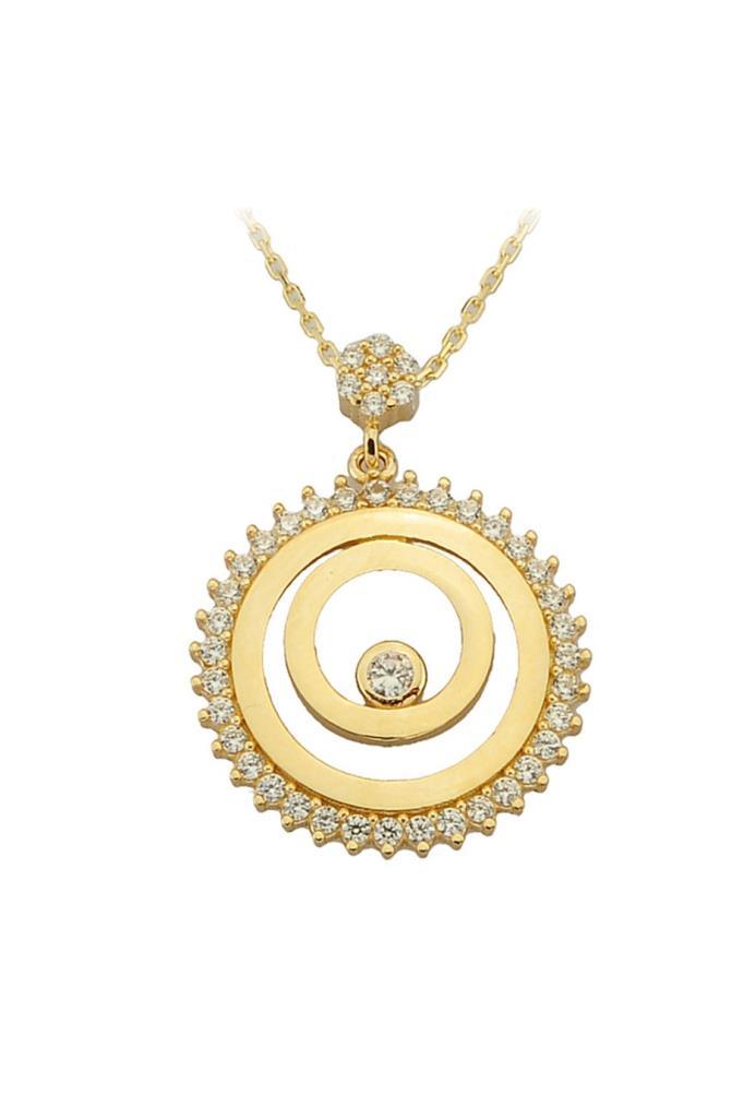 Gold Ring Design Necklace