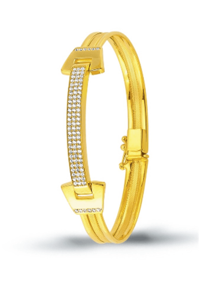 Golden Clamp Bracelet