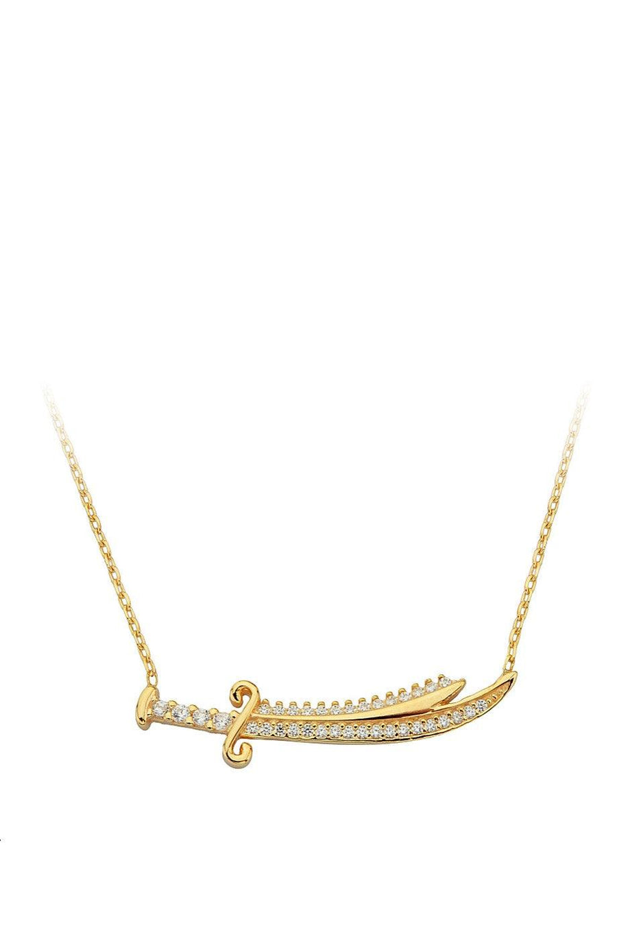 Golden Sword Necklace