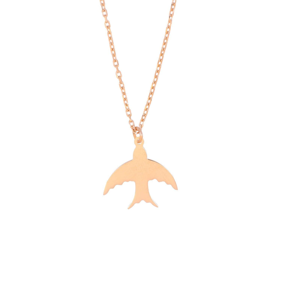 Golden Swallow Necklace