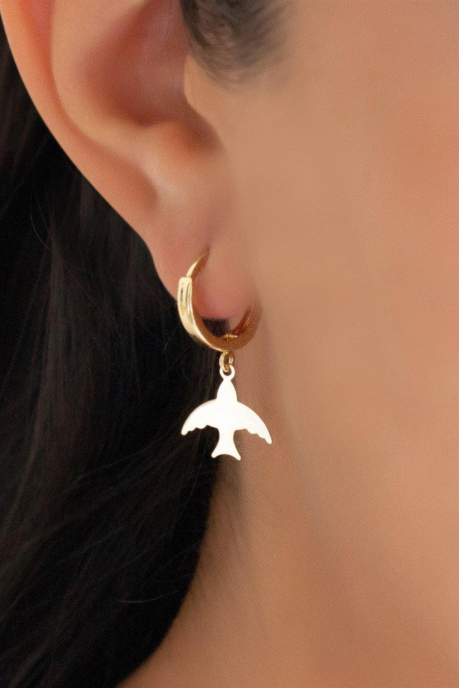 Golden Swallow Earrings