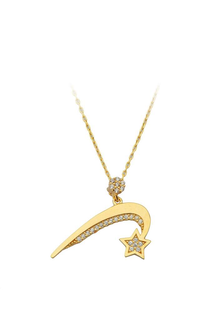 Gold Tail Star Necklace