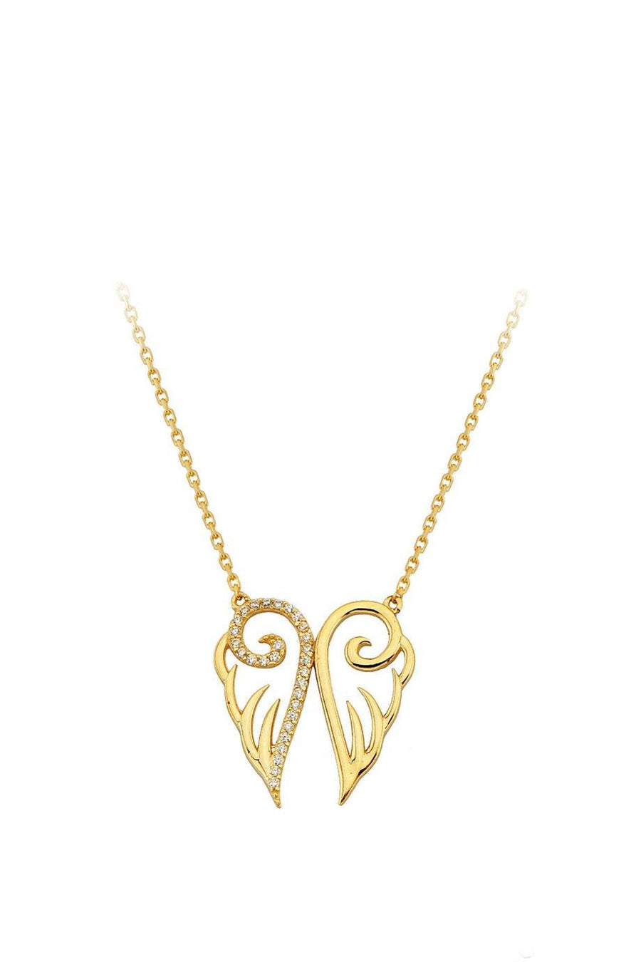 Golden Angel Wing Necklace