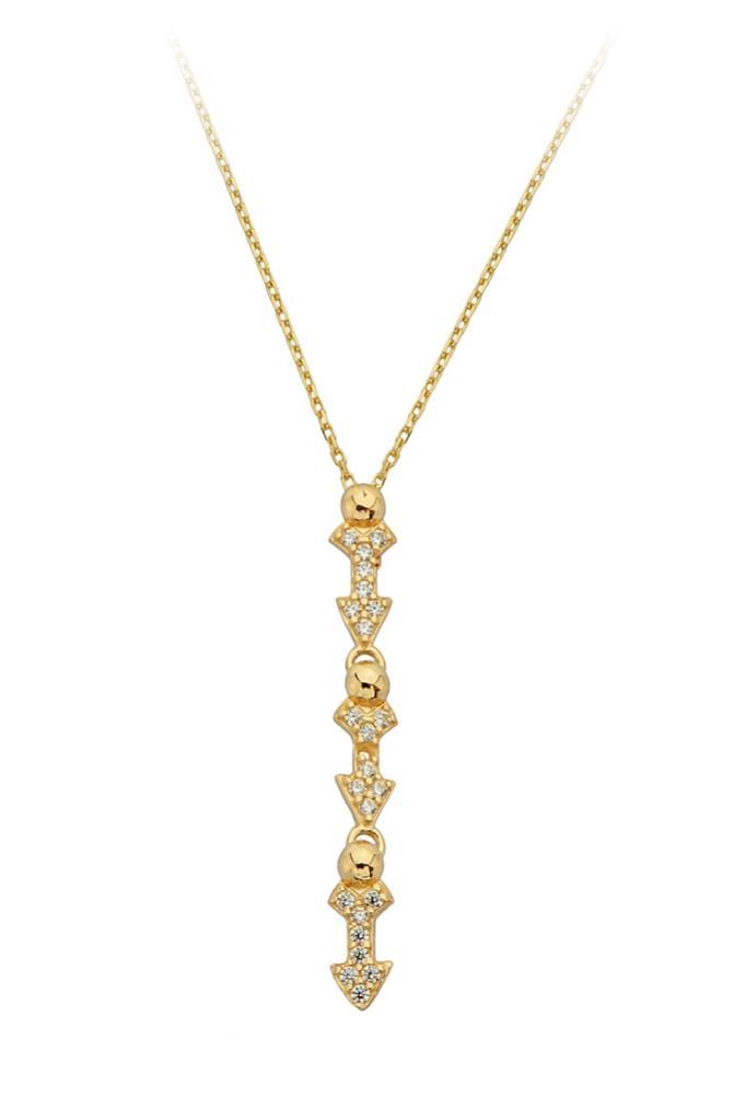 Gold Ok Design Necklace