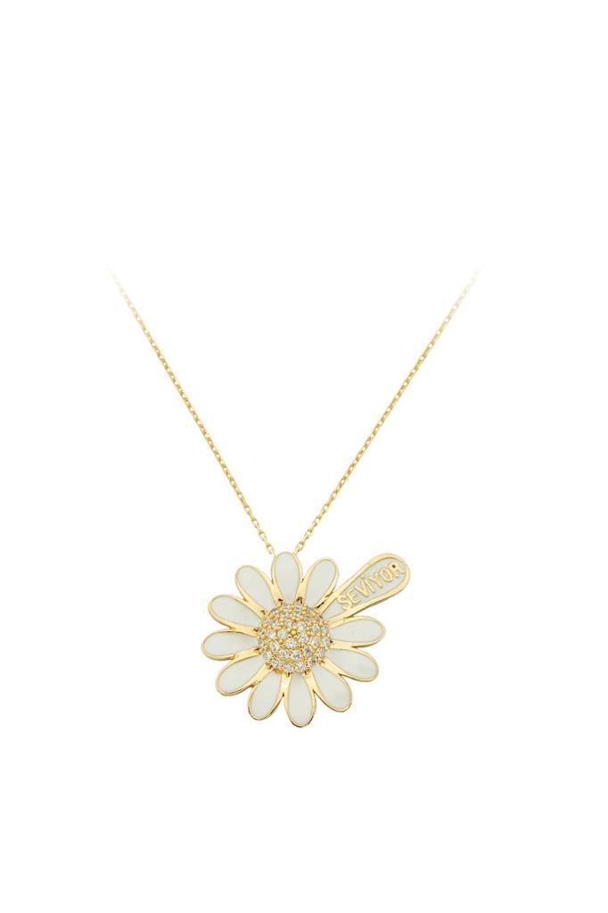 Golden Daisy Necklace