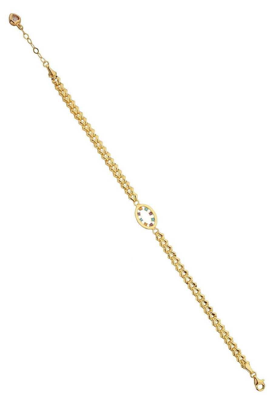 Golden Stone Design Bracelet