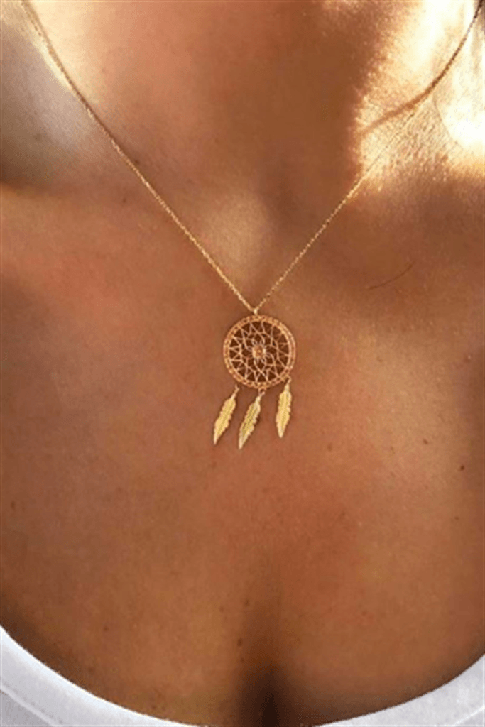 Golden Dream Trap Necklace