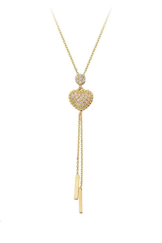 Gold Shaking Heart Necklace