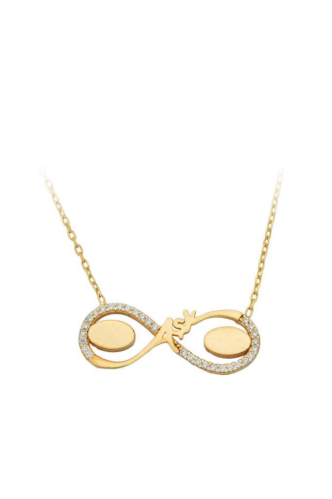 Gold Infinity Love Necklace