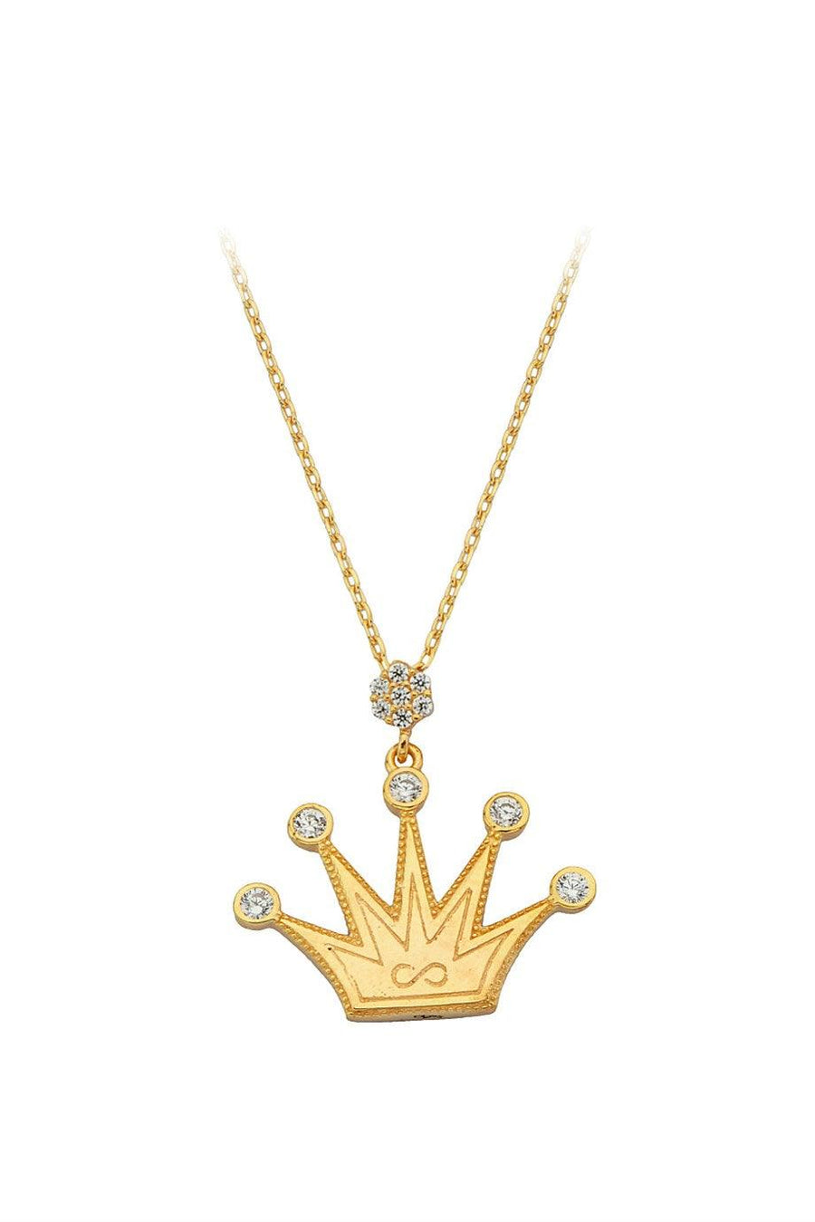 Golden Crown Necklace