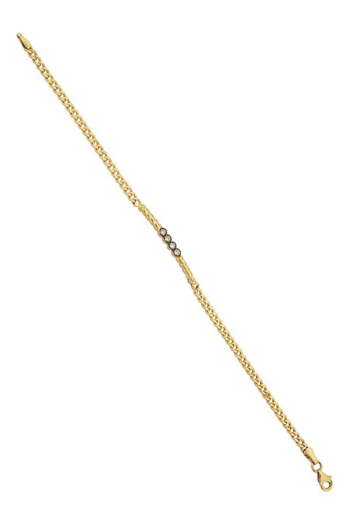 Gold Stone Raque Bracelet