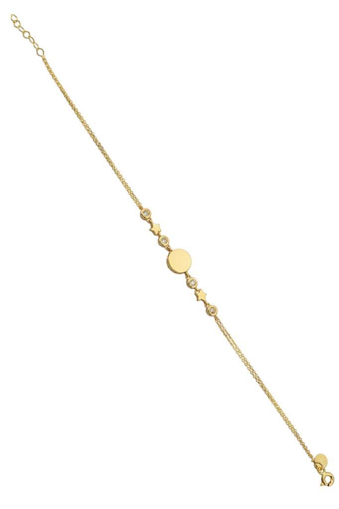 Gold Stone Star Bracelet