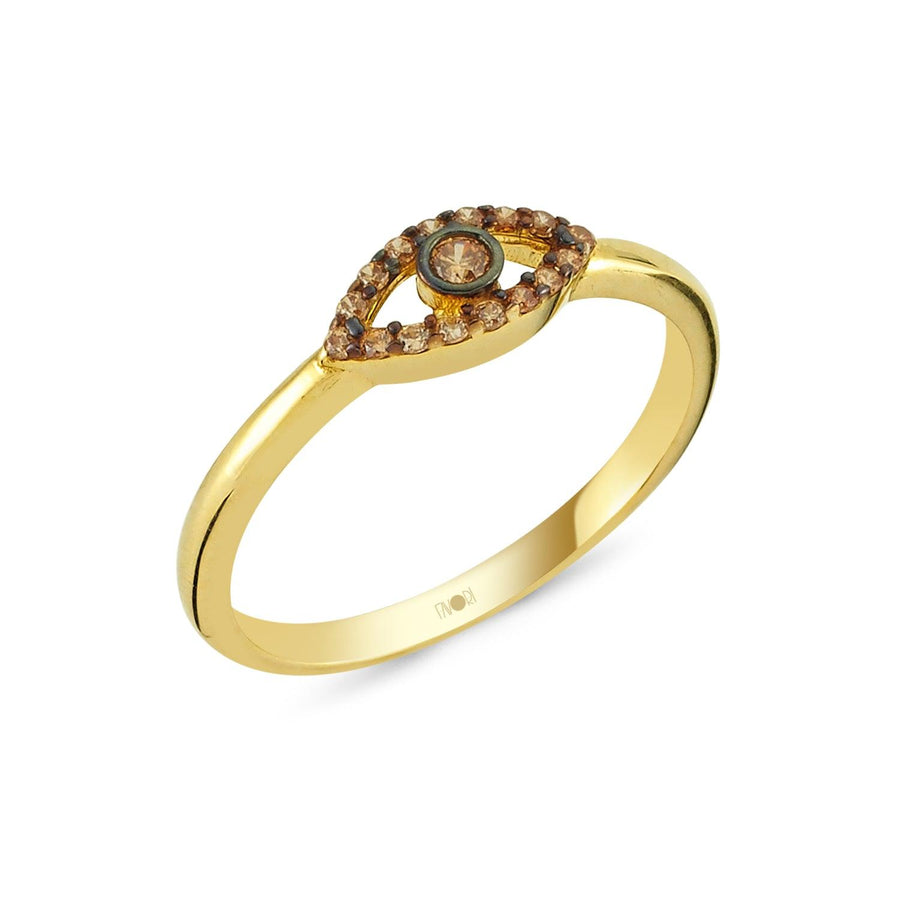 Golden Stone Ring