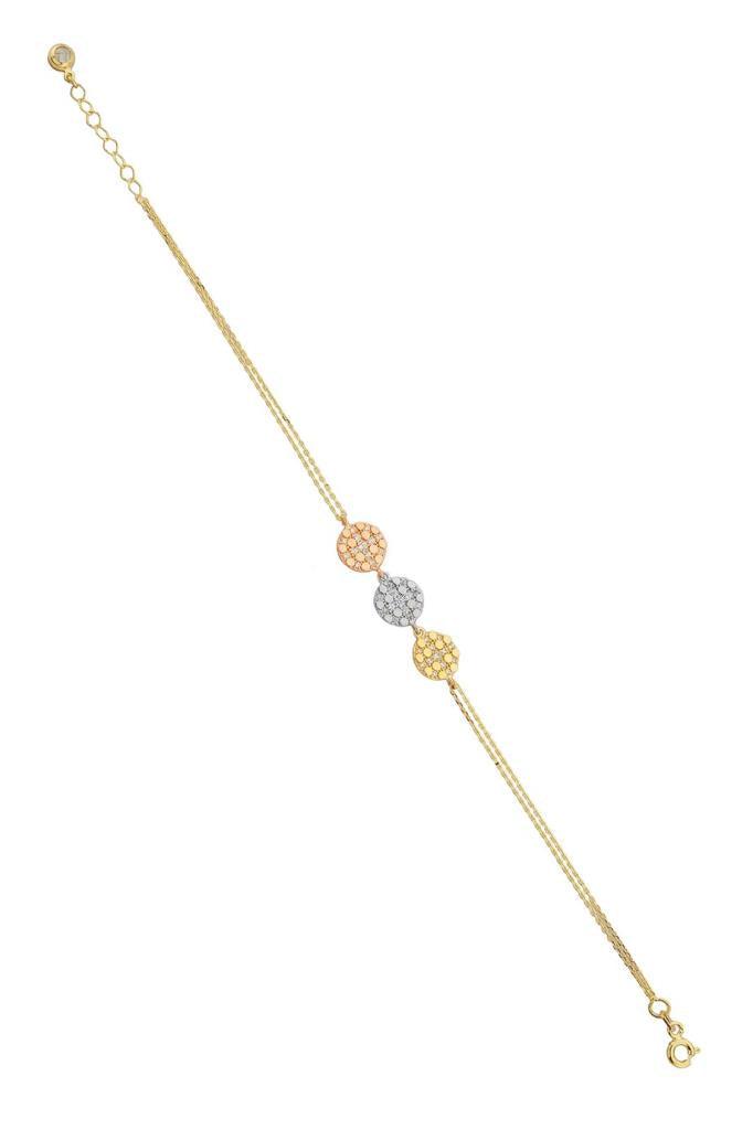 Gold Three -Color Bracelet