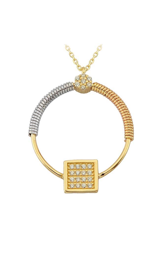 Golden Spring Ring Necklace