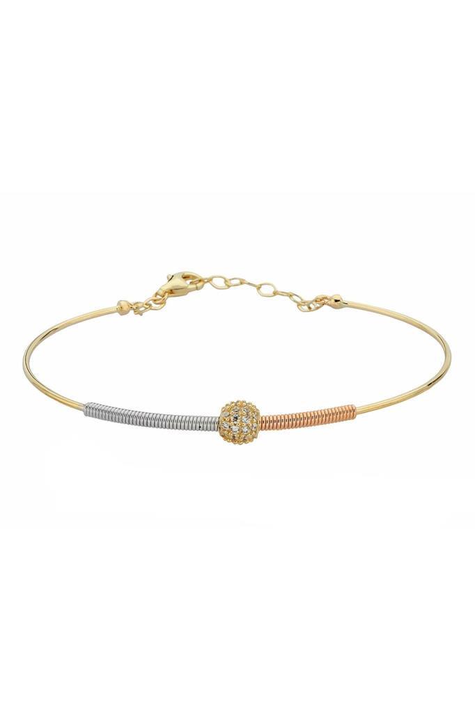 Gold Spring Design Bracelet