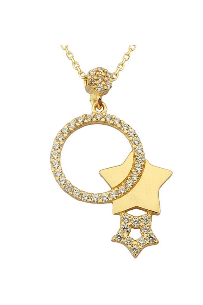 Golden Star Ring Necklace