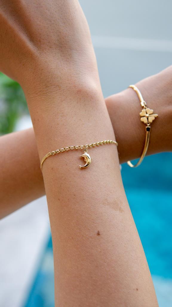 Gold Dolphin Bracelet