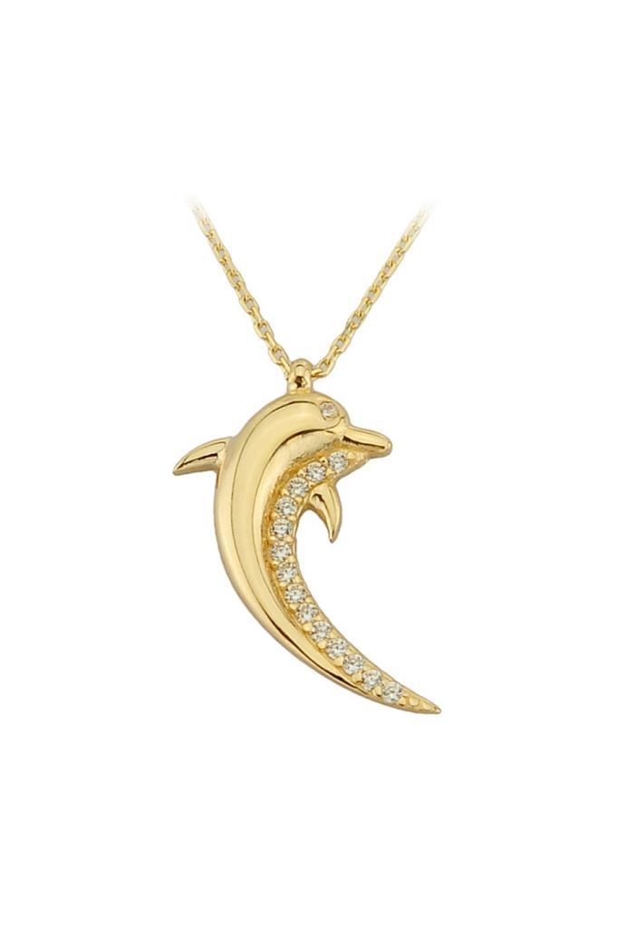 Golden Dolphin Necklace