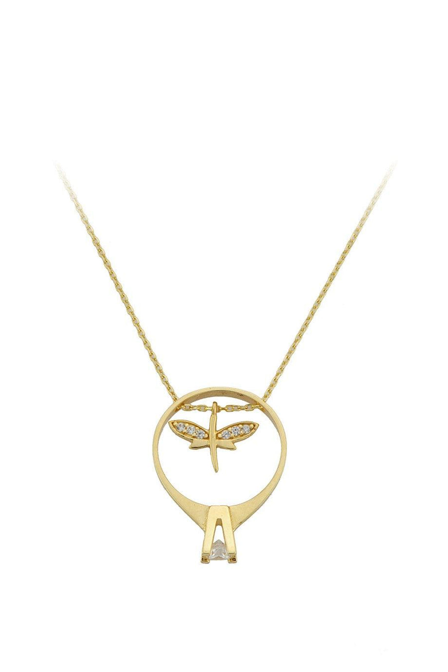 Gold Ring Yusufic Necklace