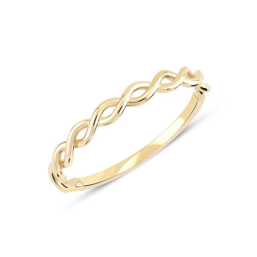 Cabaret Binary Frame Gold Ring