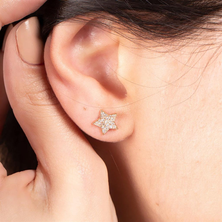 Cabaret Diamond Star Earrings