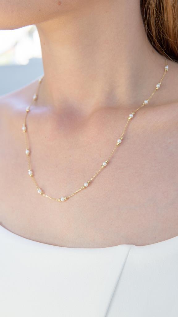 Dorica Pearl Necklace 50 Cm