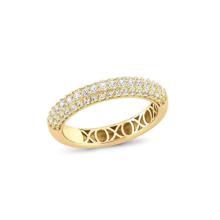 Forte Stone Band Gold Ring