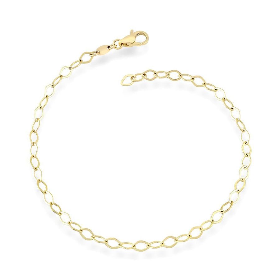 Tile Chain Gold Bracelet