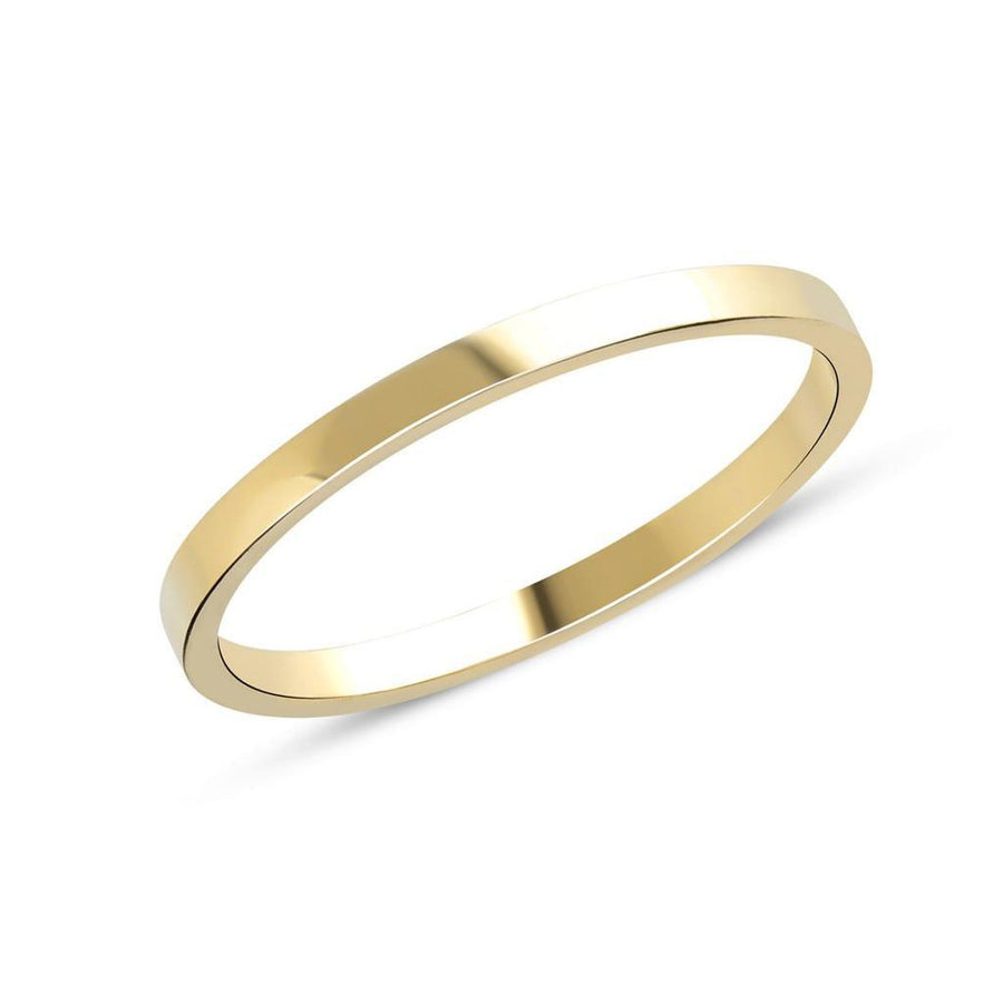 Angular Wire Gold Ring