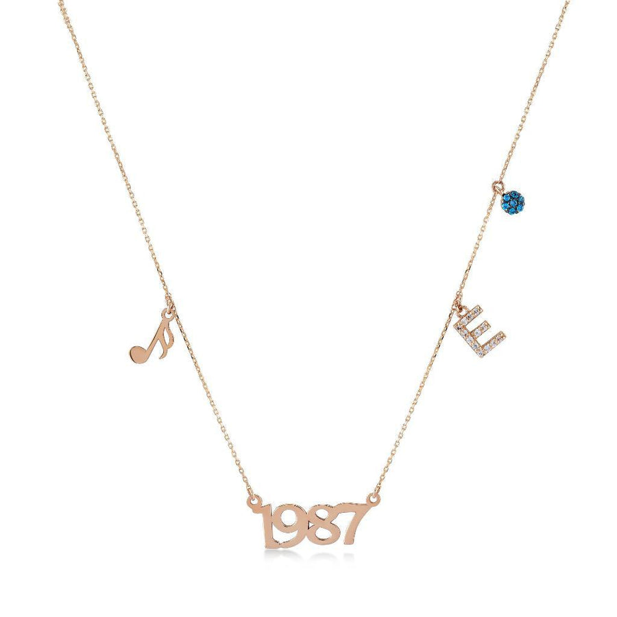 Letters Letter Luck Gold Necklace