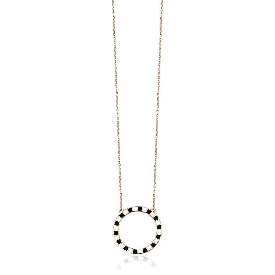 Octave Minimal Ring Gold Necklace