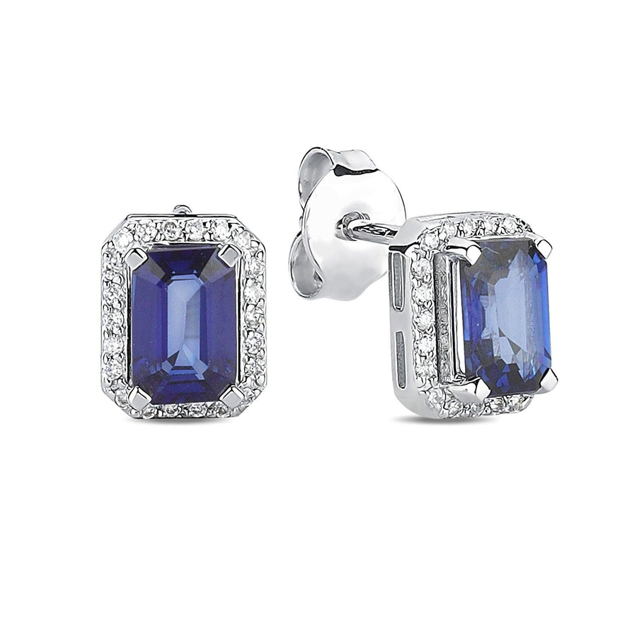 Diamond -Colored Earrings