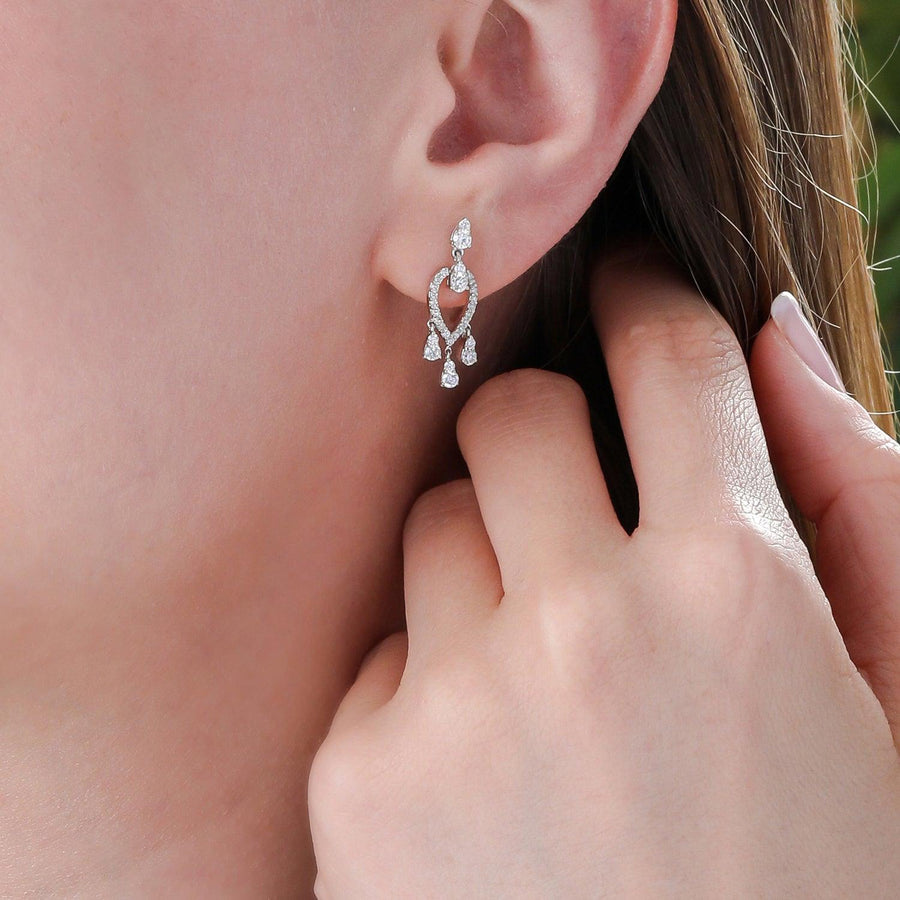 Diamond Set Earrings
