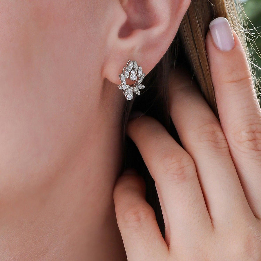 Diamond Set Earrings