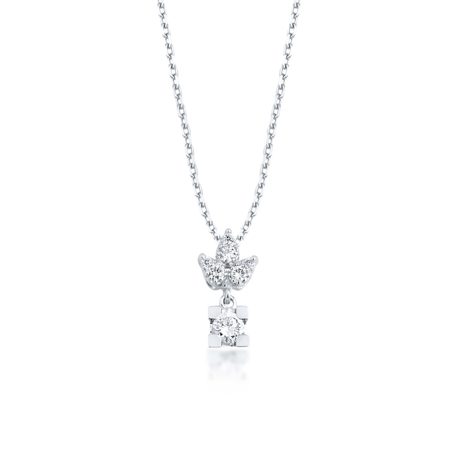 Diamond Solitae Necklace