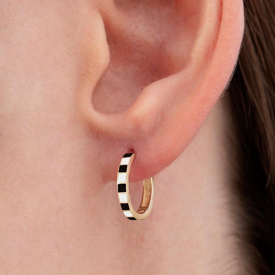 Rhythm Octave Mini Gold Earrings