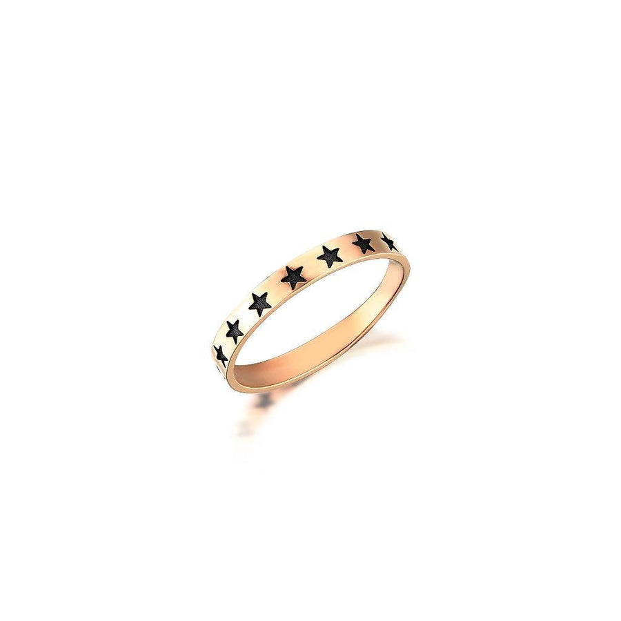 Star Rhythm Gold Ring